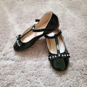 ZARA girls black dress shoes